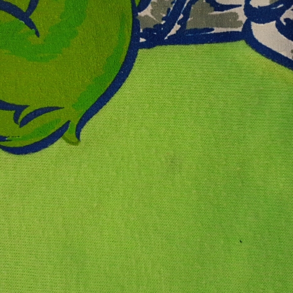 Sesame Street Green "Oscar the Grouch" muppet T shirt Junior Large - Picture 5 of 7